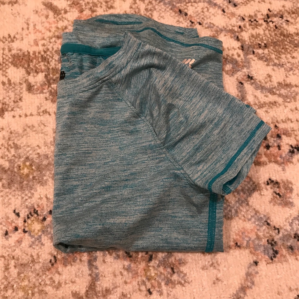 Blue athletic T-shirt